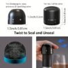 [2 PACK] Wine Bottle Stoppers,Real Vacuum Stoppers,Reusable Wine Preserver,Wine Corks Keep Fresh,Best Christmas and Birthday Gifts for Wine Lovers.