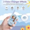 Video Walkie Talkies for Kids, 2 Pack Rechargeable Kids Walkie Talkies, Screen Display and Voice Changer, Indoor Outdoor for Boys and Girls, Age 3-12 (Blue & Pink)