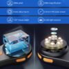 T TAKMLY Magnifying Glass with Light Portable Handheld USB Digital Microscope Macro Camera 2.0 inch IPS Color Screen Fixed Focus, 200w Pixel, 500x Magnification, Compatible with Windows, Mac OS