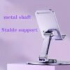 Nulaxy Dual Folding Cell Phone Stand, Fully Adjustable Foldable Desktop Phone Holder Cradle Dock Compatible with iPhone 17 16 15 14 13 12 11 Pro Max Xs Xr X 8, Nintendo Switch, All Phones
