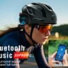 Smart Bike Helmet with Cameras Dual HD Front & Rear Video Recorder for Ebike & Electric Scooter, Bluetooth App Control Action Cam Helmet, CPSC Certified (Black)