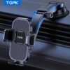 Vansky Car Phone Holder Mount, 3-in-1 Universal Cell Phone Holder Car Air Vent Holder Dashboard Mount Windshield Mount Fit for iPhone 17 16 15 14 13 Pro Max, Samsung S24 S23 LG Sony and More