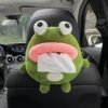 Tissue Box Cover Plush Tissue Box Holder for Car, Home, Decorative Holder/Organizer for Bathroom Vanity Countertop, Nightstands, Office Desk-Duck