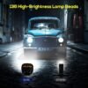 6000mAh Magnetic Work Light Rechargeable with 4000 Lumen IP65 Waterproof, 30H Runtime, 4 Brightness & 4 Color Modes with Red SOS, Strong Magnet Base for Car Repair, Camping, Emergency 1PC
