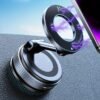 Vacuum Magnetic Suction Car Phone Holder Fold-able and and Hands-Free 360° Adjustable Rotation Phone Mount, Compatible with All Smartphones