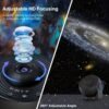 Galaxy Projector Pro for Bedroom, 13 in 1 Planetarium Star Projector with Solar System & Constellation, Night Light for Ceiling - 360° Rotating with Timer, Adjustable Knob, Kids Adults Room Decor