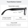 AI Smart Glasses, 8MP HD Camera Glasses With AI Assistant and 3600mAh Charging Case, Translation Glasses with 164 Languages and Color-Change Lens, Music & Hands-Free Calls, UV & Blue Light Protection