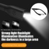 Glocusent Bendable Neck Light, 1600mAh Rechargeable Book Light for 100 Hrs, 5 Colors & Stepless Dimming Reading Light - Perfect Book Light for Reading in Bed, Knitting, Book Lovers Gifts