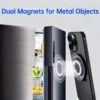 MagSafe Phone Grip Holder Dual-Sided Magnetic Finger Ring Adjustable Kickstand Loop for iPhone 17/16 Pro Max/15 Plus/14 Pro/13 Mini/12, Samsung, Magnet Phone Stand Grip Compatible with Mag Car Mounts