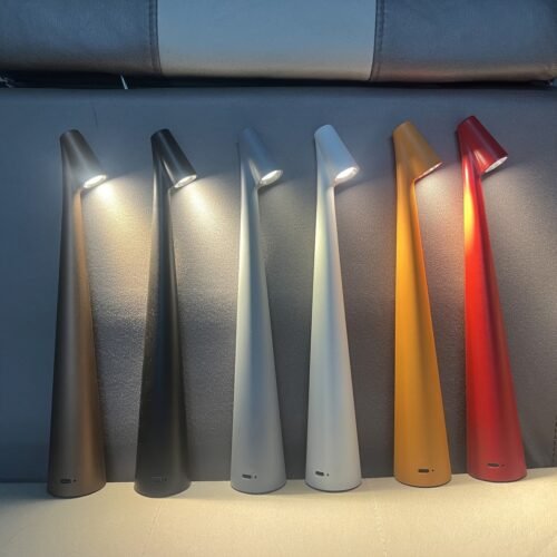 8 TBBGA Cordless Table Lamp Rechargeable 2Pack - LED Battery Table Light with 3 Color Temperatures, Stepless Dimming, Waterproof Aluminum for Indoor Outdoor, Patio, Restaurant, Dinner (Brushed Gold)