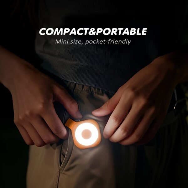 Nurse Night Light Hands Free LED Flashlight Clip on Flashlight for Walking Safety, Rechargeable Lights for Night Shift with Strong Magnetic to Grip Clothing, Suitable for Running Emergency