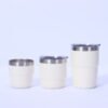 8/12oz Mini Tumbler Shot Glass with Straw and Lid, 12 Pack Stainless Steel Sublimation Shot Glasses for Wedding Party Whiskey Cocktail Bar with Straw and Lid