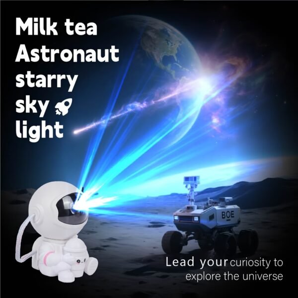 Star Projector Galaxy Night Light - Astronaut Space Projector, Starry Nebula Ceiling LED Lamp with Timer and Remote, Kids Room Decor Aesthetic, for Christmas & Birthdays