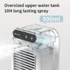 Arctic Air Pure Chill 2.0 Evaporative Air Cooler by Ontel - Powerful, Quiet, Lightweight and Portable Space Cooler with Hydro-Chill Technology For Bedroom, Office, Living Room & More,Blue
