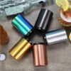 Premium Beer Bottle Opener, Automatic Stainless Steel Quick Pop the Top Can Openers by Magnet Catching No Damage Caps, Wine Accessory Push Down Off Magnetic Bartender Tool for Home Picnic Camping