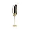 Champagne Glasses Set of 2 Stainless Steel Champagne Flutes Wedding Gifts for Bride 8.5 oz Unbreakable Champagne Glasses for Party Wedding Christmas Anniversary Brithday