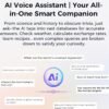 AI Smart Glasses, 8MP HD Camera Glasses With AI Assistant and 3600mAh Charging Case, Translation Glasses with 164 Languages and Color-Change Lens, Music & Hands-Free Calls, UV & Blue Light Protection
