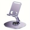 Nulaxy Dual Folding Cell Phone Stand, Fully Adjustable Foldable Desktop Phone Holder Cradle Dock Compatible with iPhone 17 16 15 14 13 12 11 Pro Max Xs Xr X 8, Nintendo Switch, All Phones