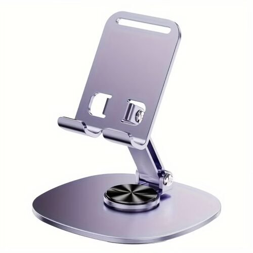 9 Nulaxy Dual Folding Cell Phone Stand, Fully Adjustable Foldable Desktop Phone Holder Cradle Dock Compatible with iPhone 17 16 15 14 13 12 11 Pro Max Xs Xr X 8, Nintendo Switch, All Phones