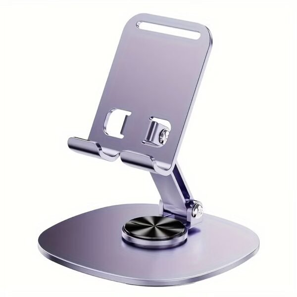 Nulaxy Dual Folding Cell Phone Stand, Fully Adjustable Foldable Desktop Phone Holder Cradle Dock Compatible with iPhone 17 16 15 14 13 12 11 Pro Max Xs Xr X 8, Nintendo Switch, All Phones
