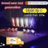 USB Night Light, Touch Dimmable Mini USB LED Car Interior Ambient Lights, Portable Plug-in Glass Bottle Night Lamp for Car, Tent, Desk, Bedside