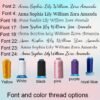 Custom Luggage Straps for Safe Travel - Personalized Embroidered Suitcase Belts, Unique Presents for Frequent Flyers, Business Travelers, and Vacationers - 11 Colors, Adjustable 97cm-180cm(Purple)