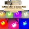 USB Night Light, Touch Dimmable Mini USB LED Car Interior Ambient Lights, Portable Plug-in Glass Bottle Night Lamp for Car, Tent, Desk, Bedside