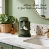 Unique Tissue Box Holder – Creative Moai Tissue Dispenser with Sunglasses and Headphone Storage – Funny Face Tissue Holder for Living Room, Office, or Statue Bathroom Decor
