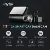 2.5K+1080P Dual Dash Camera for Cars, 2’’ Display Mini Car Camera, G-Sensor Dashcam, Night Vision, 24H Parking Mode, Loop Recording, 170°Wide Angle Visit the E-YEEGER Store
