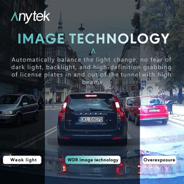 2.5K+1080P Dual Dash Camera for Cars, 2’’ Display Mini Car Camera, G-Sensor Dashcam, Night Vision, 24H Parking Mode, Loop Recording, 170°Wide Angle Visit the E-YEEGER Store