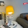 Funny Shy Boy Table Lamp，Novelty Plug-in Table Lamp for Home, Office, Bedroom, or Desk Decor - Gift Idea for Christmas, Valentine's Day, or Birthdays Fathers Day Gift