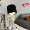 Funny Shy Boy Table Lamp，Novelty Plug-in Table Lamp for Home, Office, Bedroom, or Desk Decor - Gift Idea for Christmas, Valentine's Day, or Birthdays Fathers Day Gift
