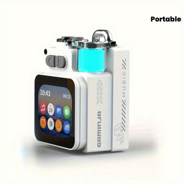 Latest ultra compact portable mini speaker - Multi touch screen, Hi Fi stereo, RGB LED lighting, Bluetooth 5.3, stereo pairing, integrated design, suitable for outdoor, travel, home and party use, ideal for music enthusiasts