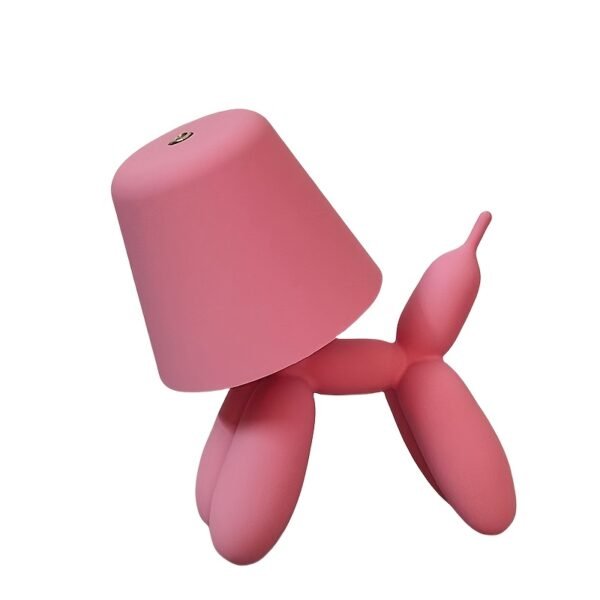 Cute puppy shaped LED desk lamp rechargeable touch control desk lamp 3 color temperature brightness adjustment home decoration lamp