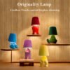 USB lighting fixtures, fabric touch desk lamp, LED desk lamp with three levels of dimming, dining room, bar, bedroom, living room, office Christmas decoration lights