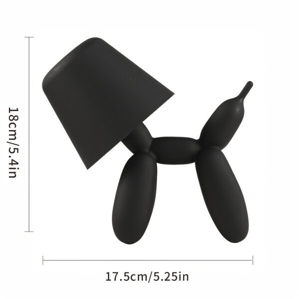 Cute puppy shaped LED desk lamp rechargeable touch control desk lamp 3 color temperature brightness adjustment home decoration lamp