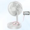 Desktop Foldable USB Small Fan, Student Dormitory, Silent, Scalable, Shaking Head Mini Portable Desktop Electric Fan