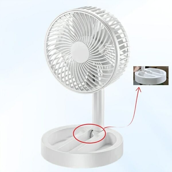 Desktop Foldable USB Small Fan, Student Dormitory, Silent, Scalable, Shaking Head Mini Portable Desktop Electric Fan