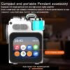 Latest ultra compact portable mini speaker - Multi touch screen, Hi Fi stereo, RGB LED lighting, Bluetooth 5.3, stereo pairing, integrated design, suitable for outdoor, travel, home and party use, ideal for music enthusiasts