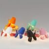 Cute puppy shaped LED desk lamp rechargeable touch control desk lamp 3 color temperature brightness adjustment home decoration lamp