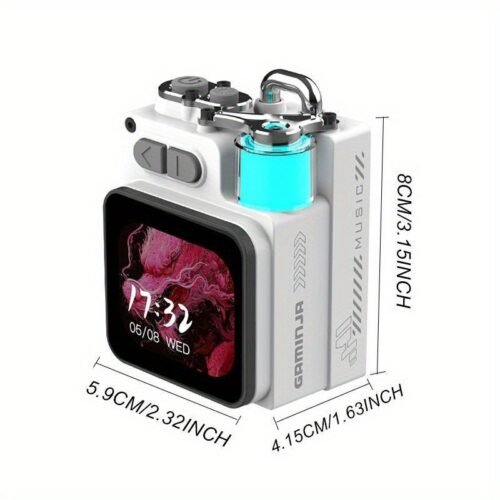 Latest ultra compact portable mini speaker - Multi touch screen, Hi Fi stereo, RGB LED lighting, Bluetooth 5.3, stereo pairing, integrated design, suitable for outdoor, travel, home and party use, ideal for music enthusiasts