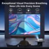 Portable projector, supports 1080P, USB connection, remote control - compatible with smartphones, tablets, laptops, TV sticks, 1280720 native resolution, large screen display, modern projector